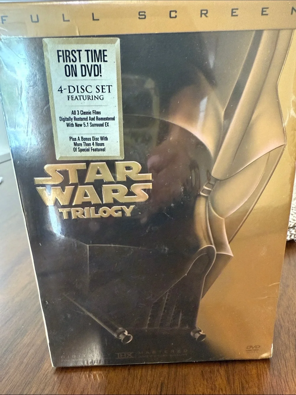 Factory sealed 2004 Star Wars Trilogy DVD box set